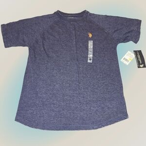 Kids Blue Polo Tee Shirt